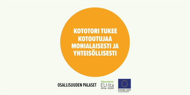 Kototori tukee kotoutujaa monialaisesti ja yhteisöllisesti. Toimintamalli on arvioitu osana Sosiaalisen osallisuuden edistämisten koordinaatiohanke – Sokran ja Euroopan sosiaalirahaston TL5 -hankkeiden yhteistä Osallisuuden palaset -kehittämistyötä.