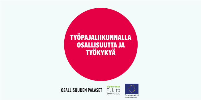 Työpajaliikunnalla osallisuutta ja työkykyä. Toimintamalli on arvioitu osana Sosiaalisen osallisuuden edistämisten koordinaatiohanke – Sokran ja Euroopan sosiaalirahaston TL5 -hankkeiden yhteistä Osallisuuden palaset -kehittämistyötä.