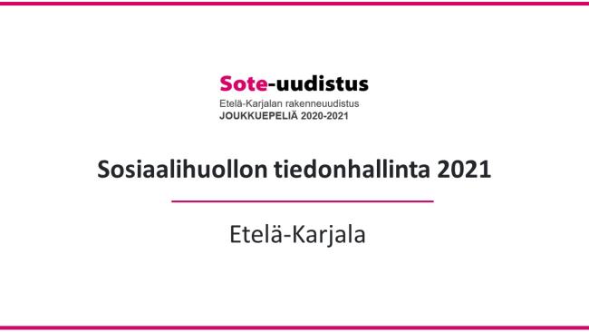 Kansikuva Sosiaalihuollon tiedonhallinta