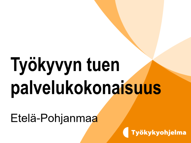 Työkyvyn tuen palvelukokonaisuus