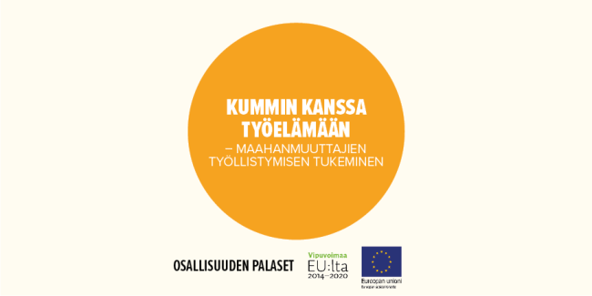 Kummin kanssa työelämään -toimintamalli.