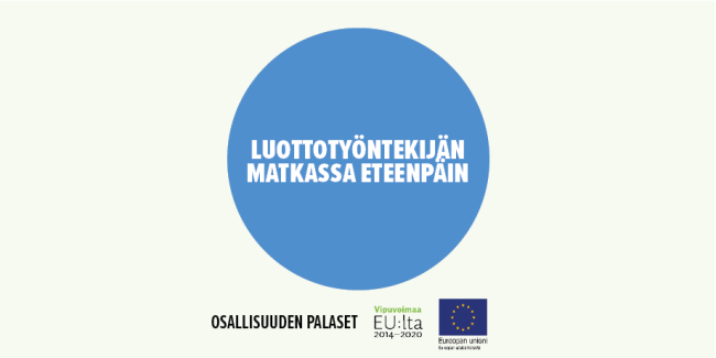 Luottotyöntekijän matkassa eteenpäin kuuluu kokonaisuuteen Osallisuuden palaset.