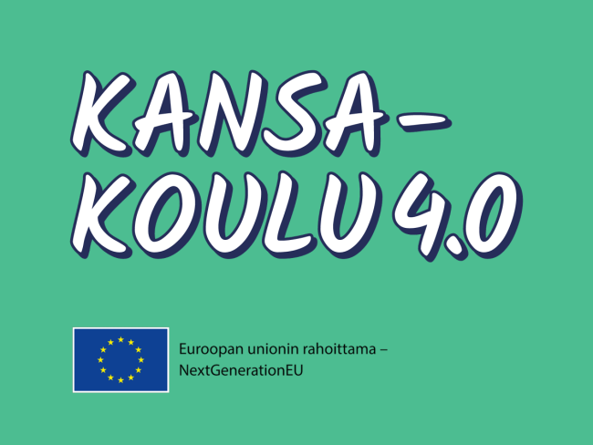 Kansa-koulu 4.0. Euroopan unioinin rahoittama.