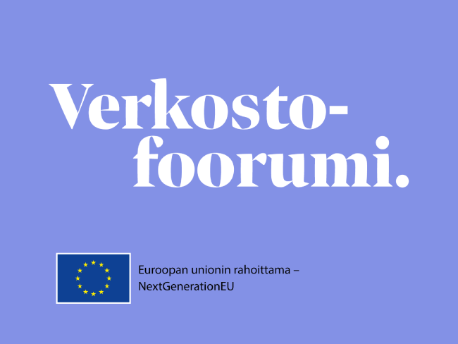 Verkostofoorumi on Euroopan unioinin rahoittama.