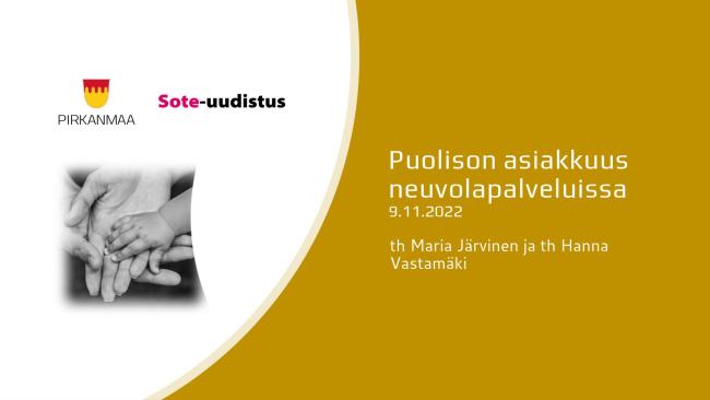 Puoliso neuvolan asiakkaana