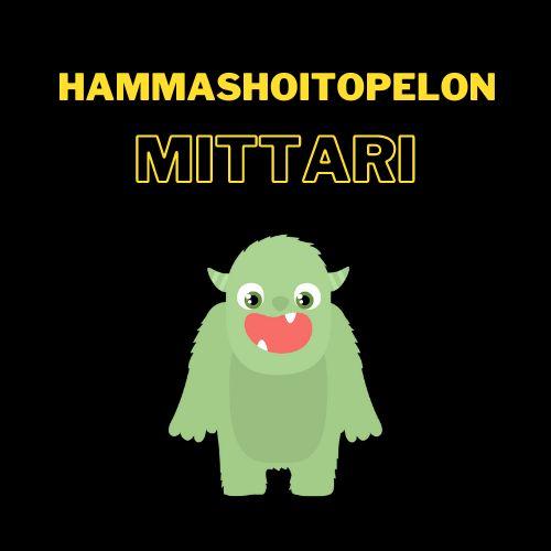 hammashoitopelon mittari