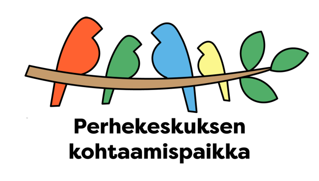 Länsi-Uudenmaan hyvinvointialueen perhekeskuksen kohtaamispaikan logo