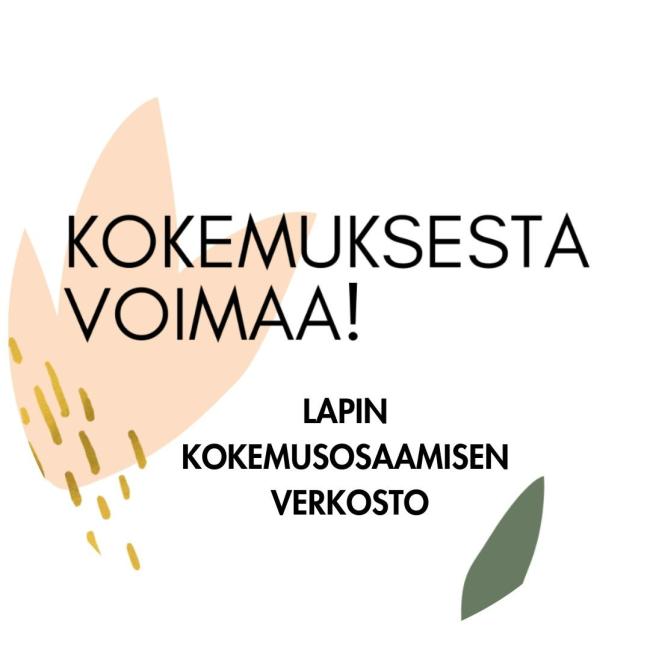 Kokemuksesta voimaa - Lapin kokemusosaamisen verkoston logo