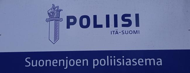 Poliisiaseman kyltti Suonenjoki