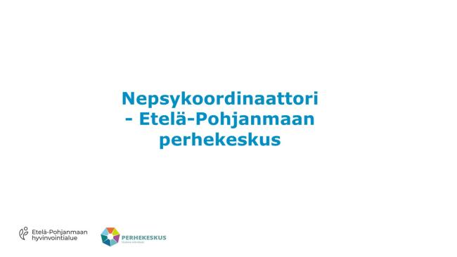 Nepsykoordinaattori Etelä-Pohjanmaa