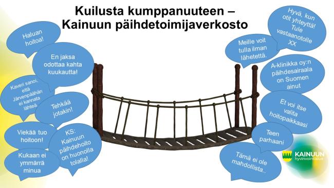 Kuilusta kumppanuuteen - Kainuun päihdetoimijatverkosto