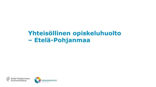 Yhteisöllinen opiskeluhuolto