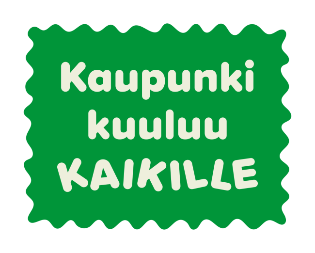 Kaupunki kuuluu kaikille -logo