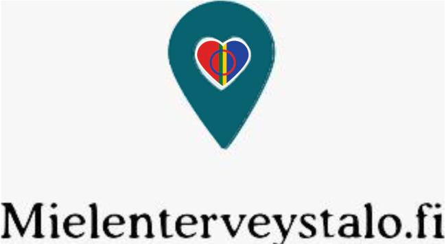 Mielenterveystalo.fi -logo ja saamenlippu