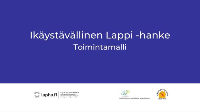 ikäystävällinen lappi -hanke kansikuva