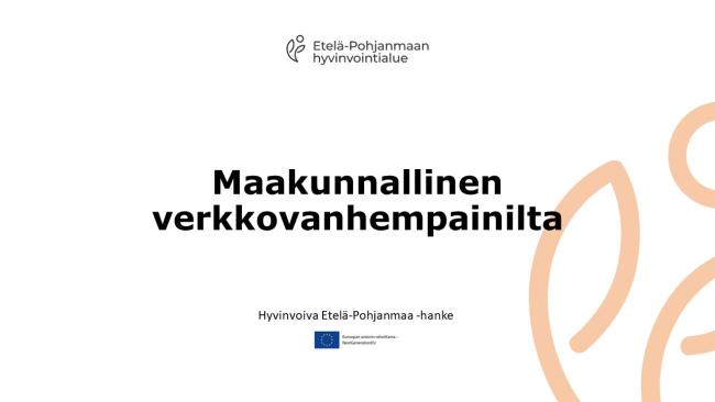 Maakunnallinen verkkovanhempainilta