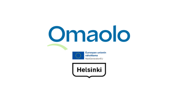 Omaolo, Kestävän kasvun hanke ja Helsinki logot