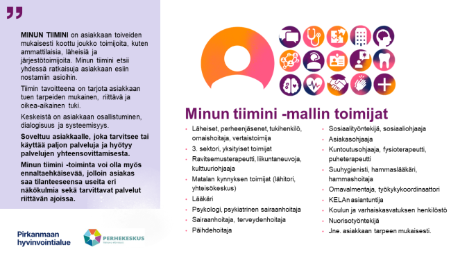 Minun tiimini kuvaus lyhyesti