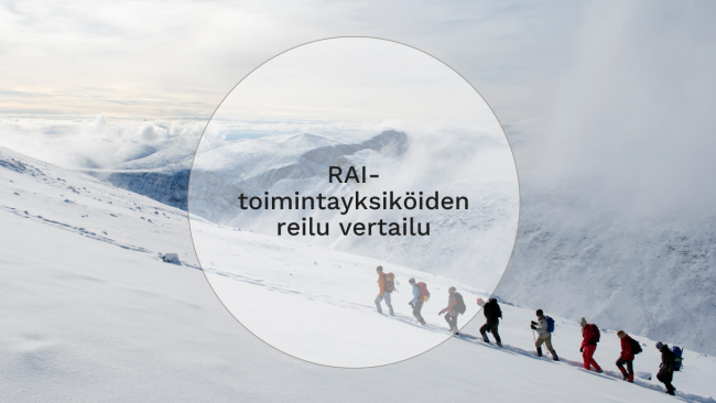 RAI-toimintayksiköiden reilu vertailu -toimintamalli