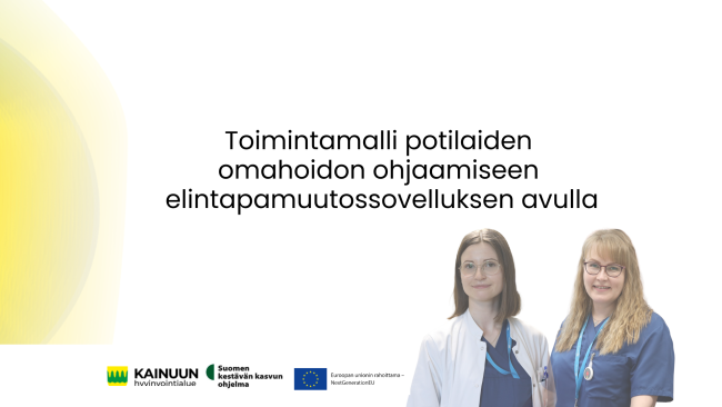 Omahoidon ohjaus sovelluksen avulla