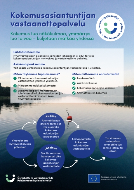 Posteri kokemusasiantuntijan vastaanotto