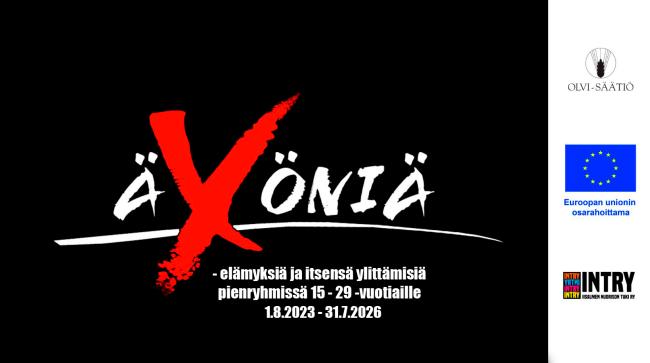 Äxöniä -hankkeen logo