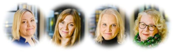 Sanna-Maria Salmi, Anne Sahrio, Sanna Pitkäranta, Tiina Turkia