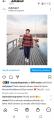Ruutukaappaus Instagram-päivityksestä: kesäretkeilijä kävelee laiturilla.