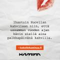 Haminan kesäkilpailu - tarina Huovilan kahvila