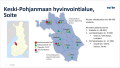 Keski-Pohjanmaan hyvinvointialue, Soite. Aluekartta