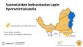 Saamelaisalue Lapin hyvinvointialueen kartalla. 
