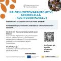 Palvelutietovaranto (PTV) arkikielellä - kulttuuripalvelut -esite